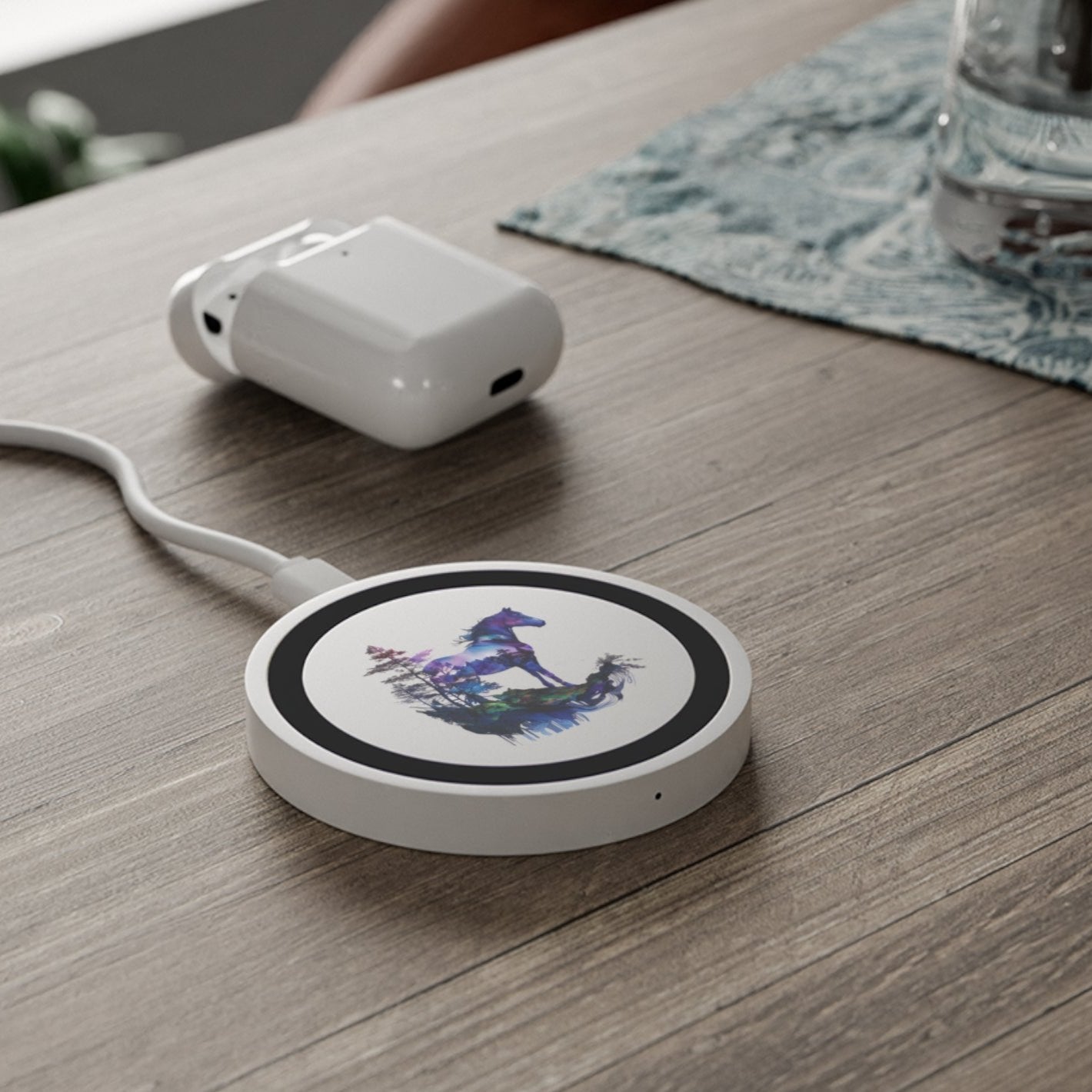 Indigo Mountain Horse Wireless Charging Pad