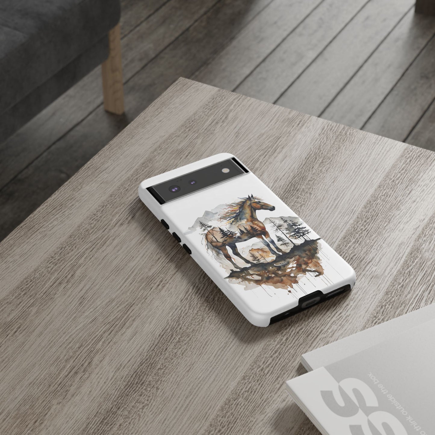 Rustic Mountain Horse Google Pixel Tough Cases
