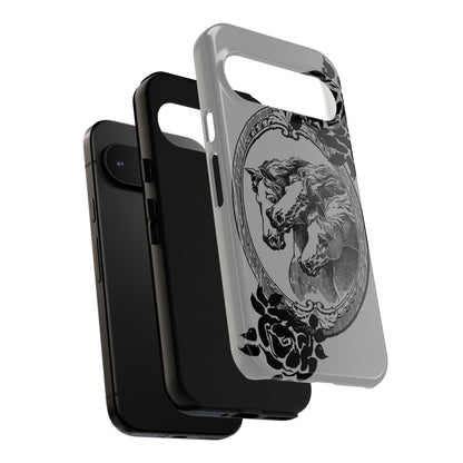 Cameo of Horses Google Pixel Tough Cases