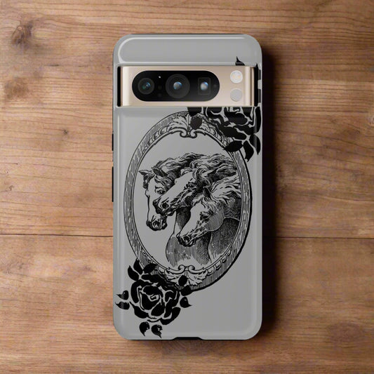 Cameo Of Horses Google Pixel Tough Cases