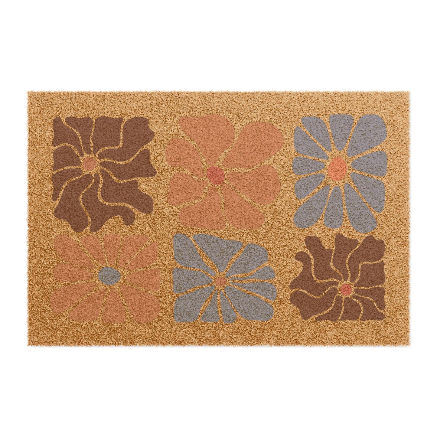 Abstract Floral Doormat