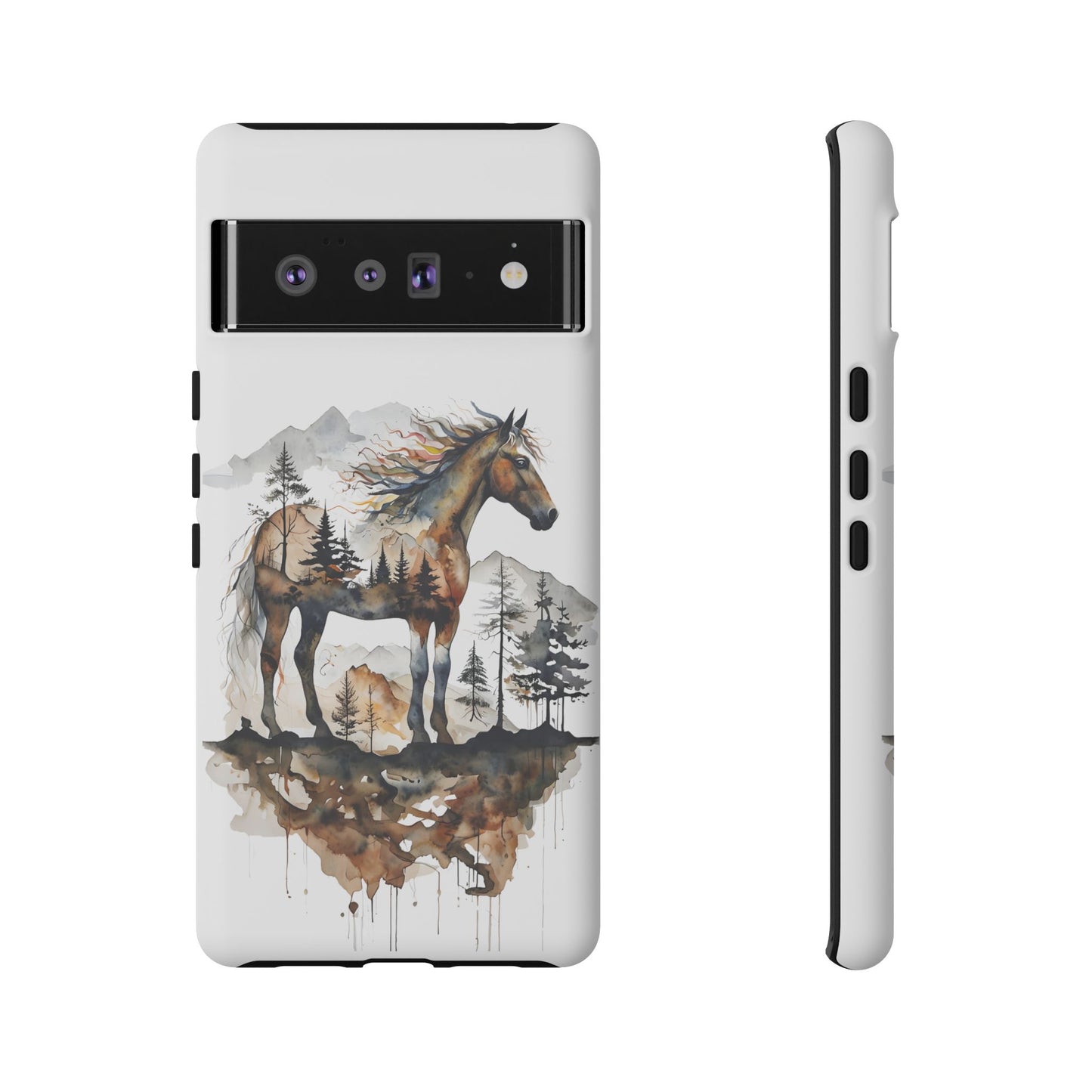 Rustic Mountain Horse Google Pixel Tough Cases