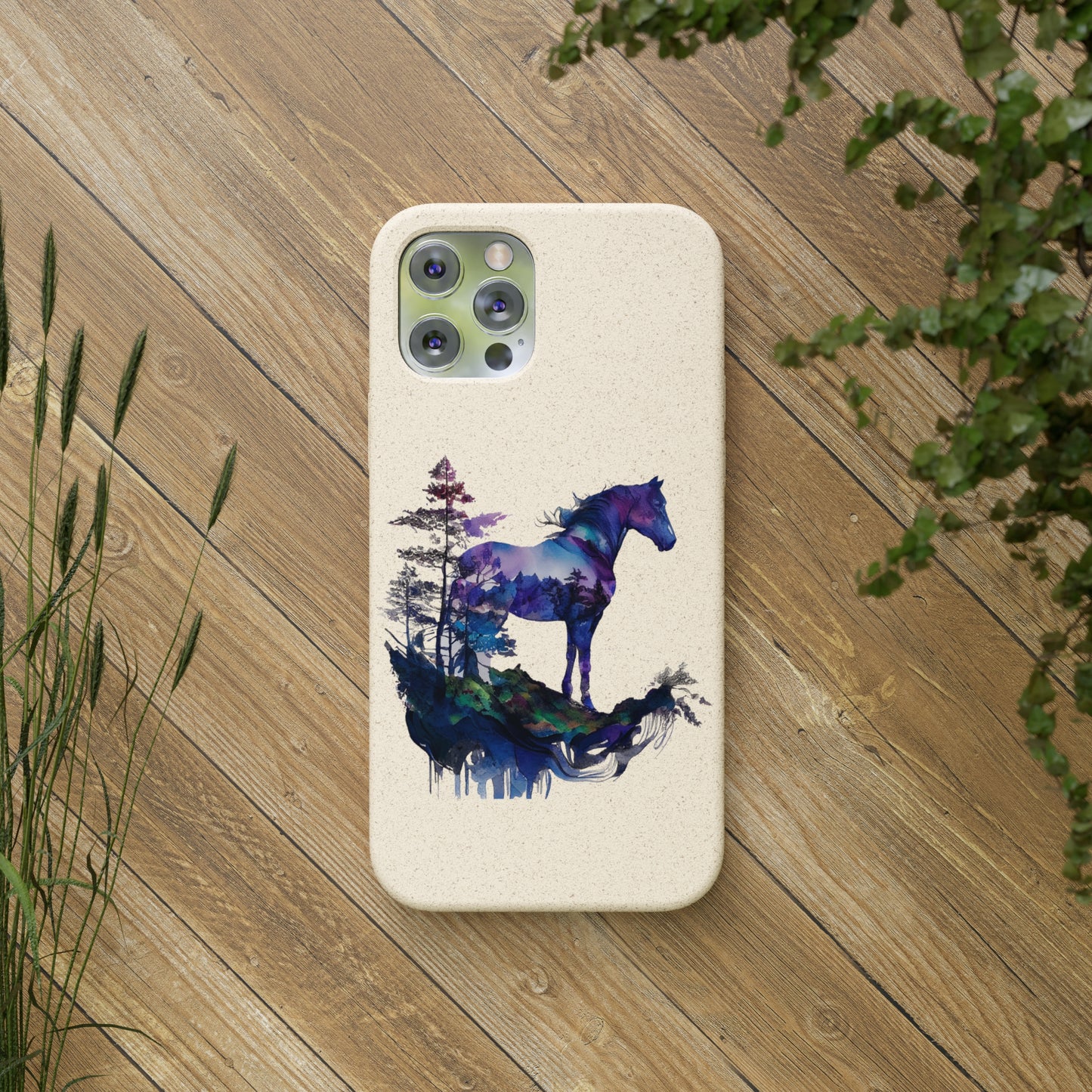 Indigo Mountain Horse Biodegradable Cases