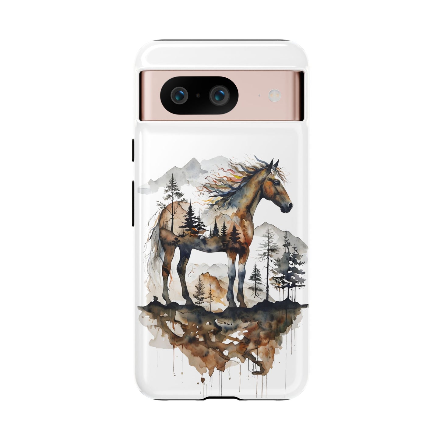 Rustic Mountain Horse Google Pixel Tough Cases