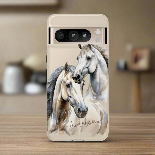 Horse Breeds - Andalusian Google Pixel Tough Cases