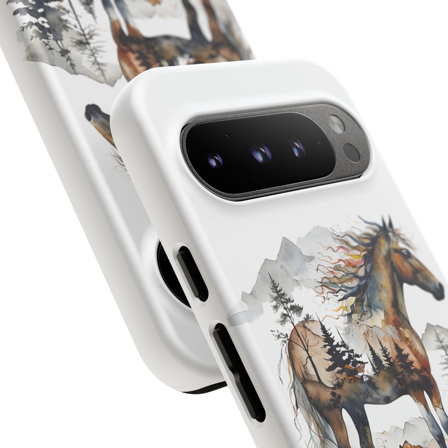 Rustic Mountain Horse Google Pixel Tough Cases