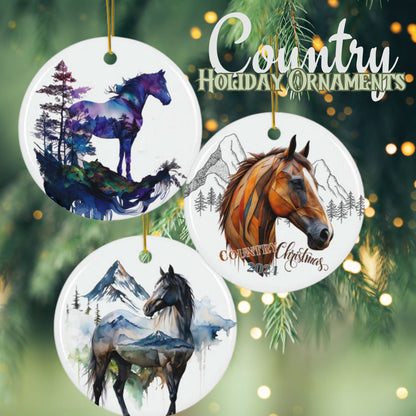 Campfire Spirit Ceramic Ornament