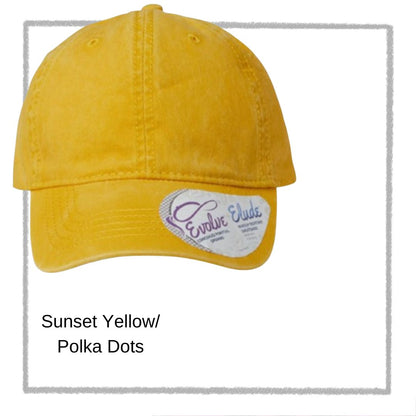 Embroidered Pony Tail Cap with Fashion Undervisor Dark