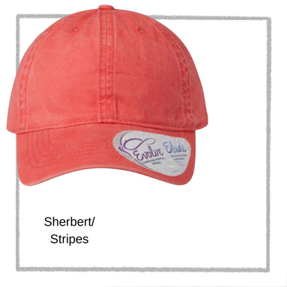 Embroidered Pony Tail Cap with Fashion Undervisor Dark