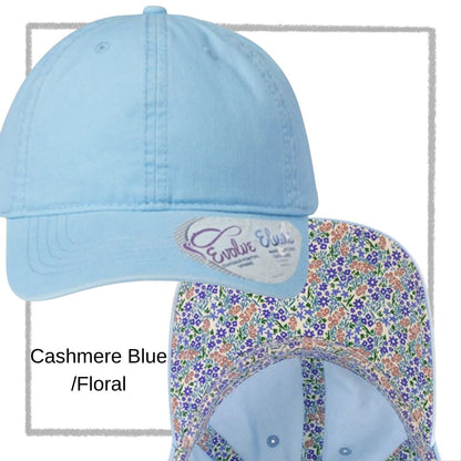 Embroidered Pony Tail Cap with Fashion Undervisor Dark