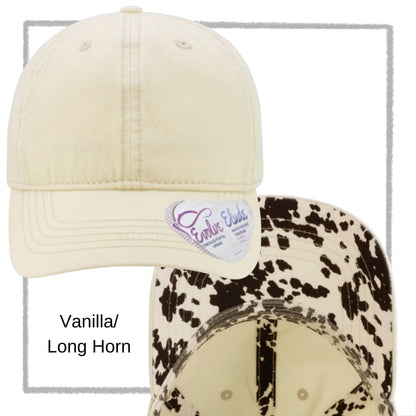 Embroidered Pony Tail Cap with Fashion Undervisor Dark