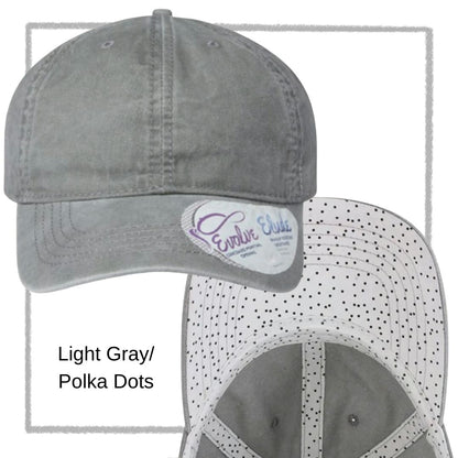 Embroidered Pony Tail Cap with Fashion Undervisor Dark