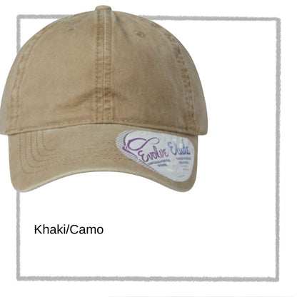 Embroidered Pony Tail Cap with Fashion Undervisor Dark