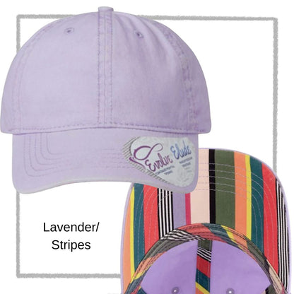 Embroidered Pony Tail Cap with Fashion Undervisor Dark