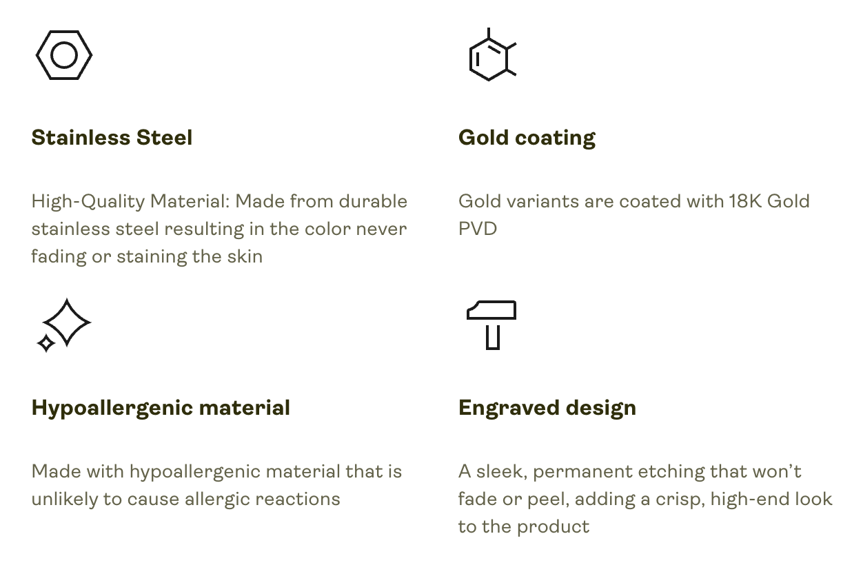 Engravable Natural Stone Stretch Bar Bracelet — Personalized Beaded Bracelet