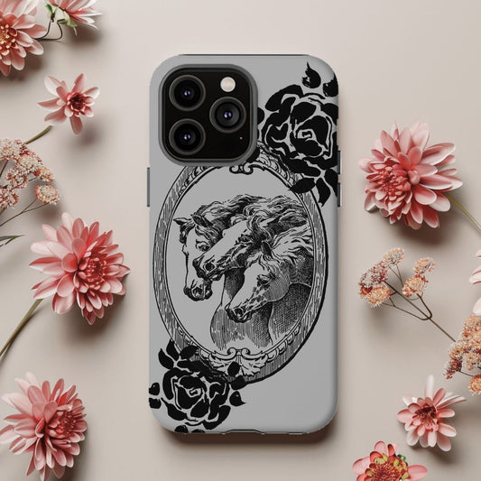 Cameo Of Horses Tough Case for iPhone®