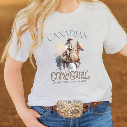 Canadian Cowgirl Unisex t-shirt