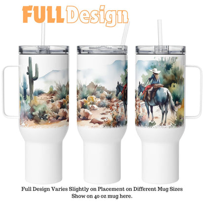 Desert Ride Travel Mug with Handle