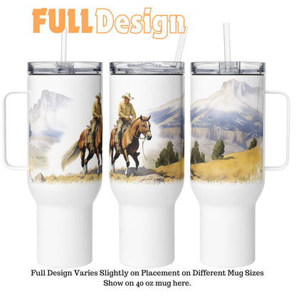 Mountain Ride Travel Mug With Handle