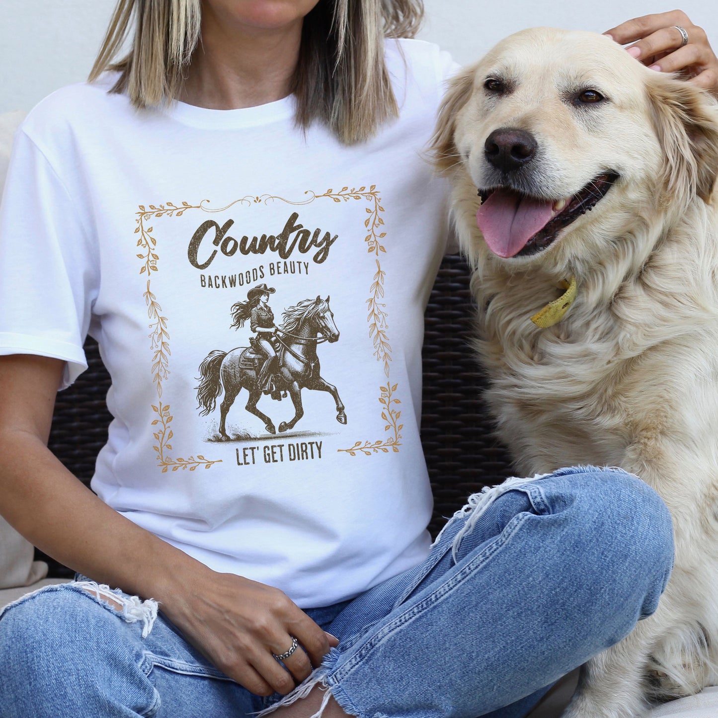 Country Backwoods Beauty Unisex t-shirt