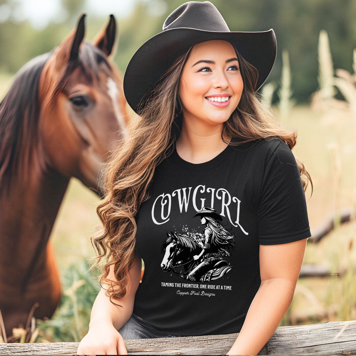 Cowgirl Frontier Unisex t-shirt