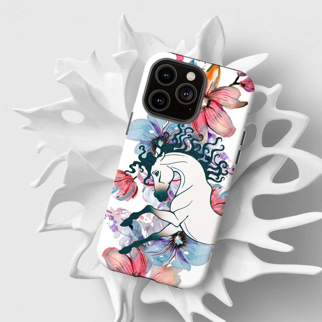 Equine Blossom Tough Case for iPhone®