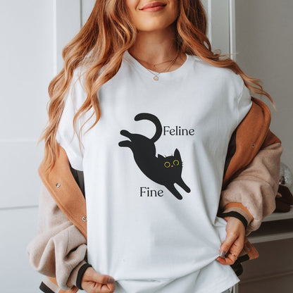 Feline Fine Unisex t-shirt