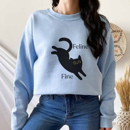 Feline Fine Unisex Sweatshirt