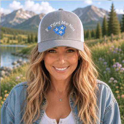 Forget Me Not Trucker Cap