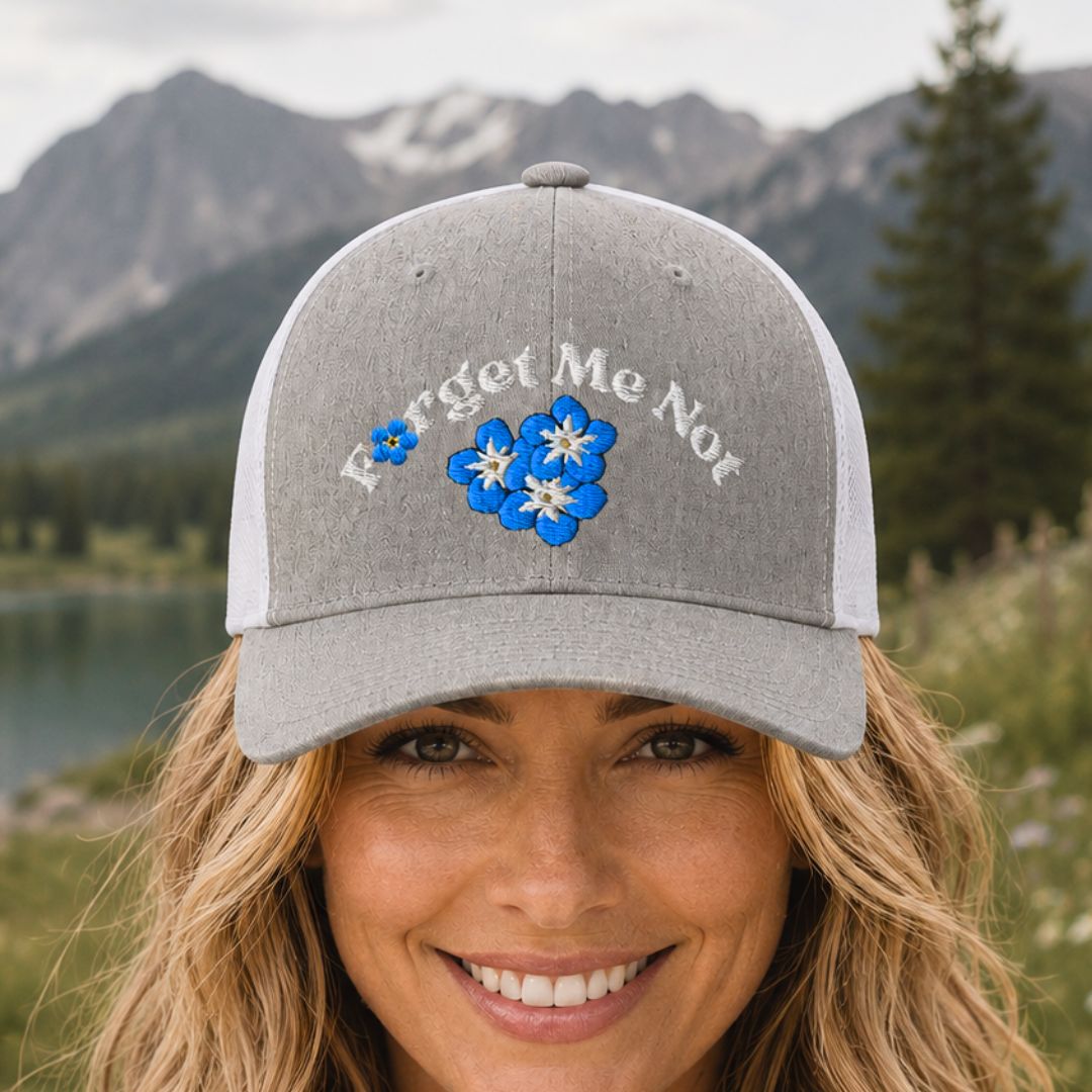 Forget Me Not Trucker Cap
