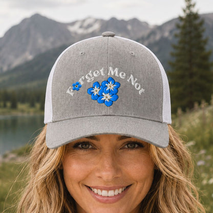 Forget Me Not Trucker Cap