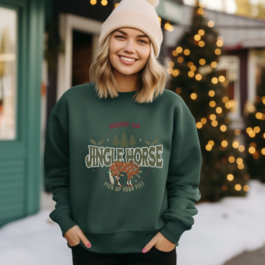 Jingle Horse Unisex Sweatshirt