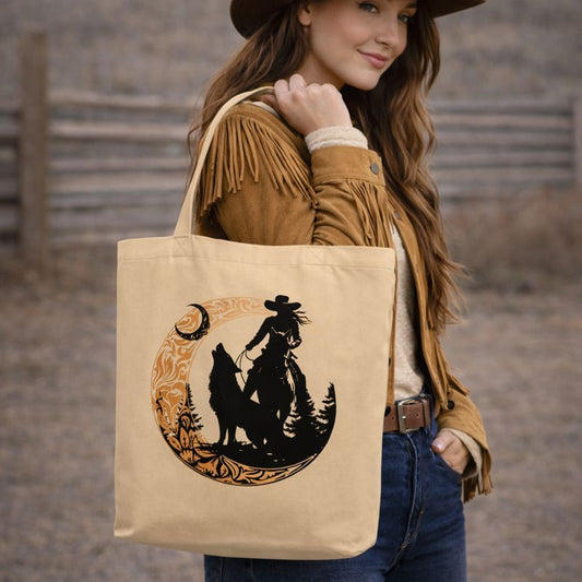 Howlin' at the Moon Eco Tote Bag