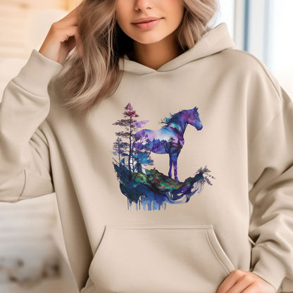 Indigo Mountain Horse Unisex Hoodie