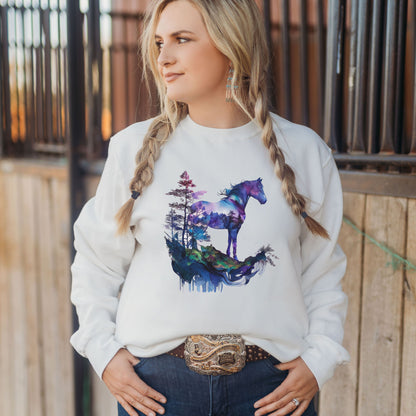 Indigo Mountain Horse Unisex Sweatshirt