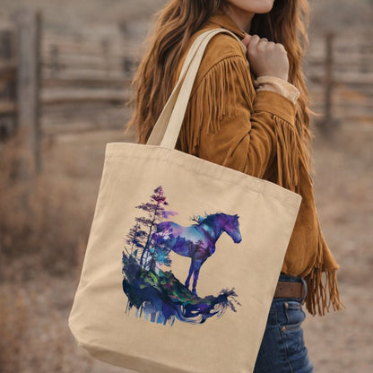 Indigo Mountain Horse Eco Tote Bag
