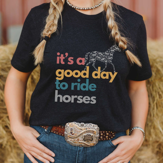 It's A Good Day To Ride A Horse  t-shirt