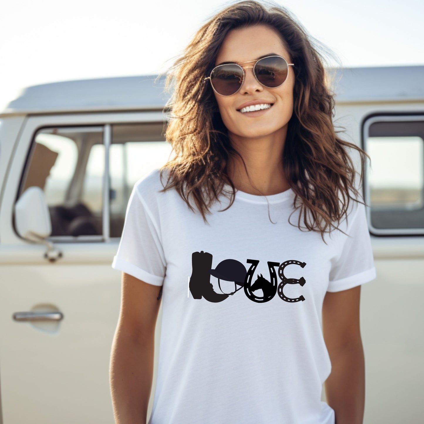 Horse Love Unisex t-shirt