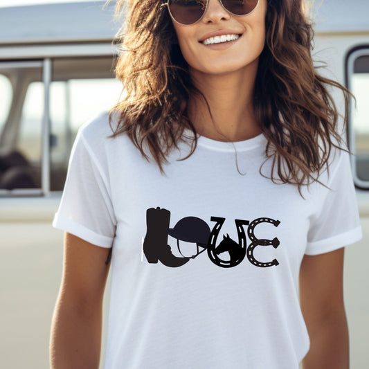 Horse Love Unisex t-shirt