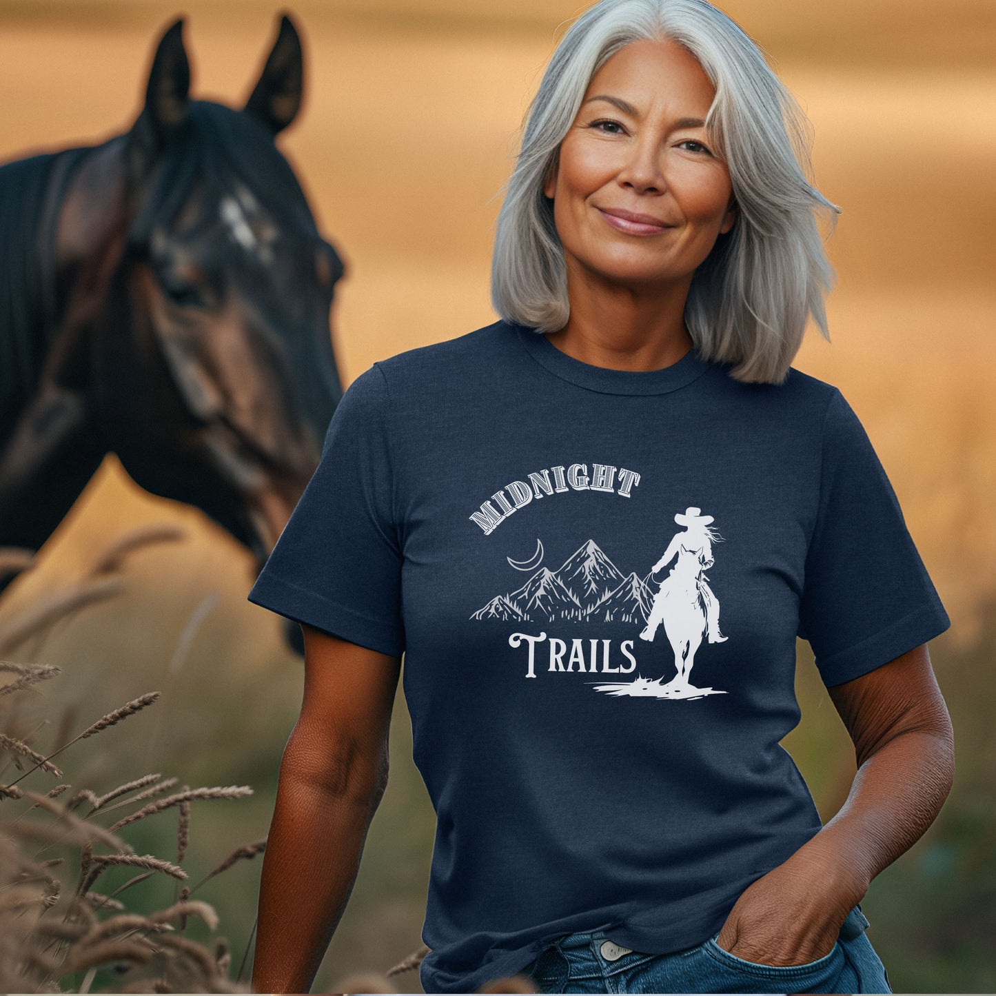 Midnight Trails Unisex t-shirt