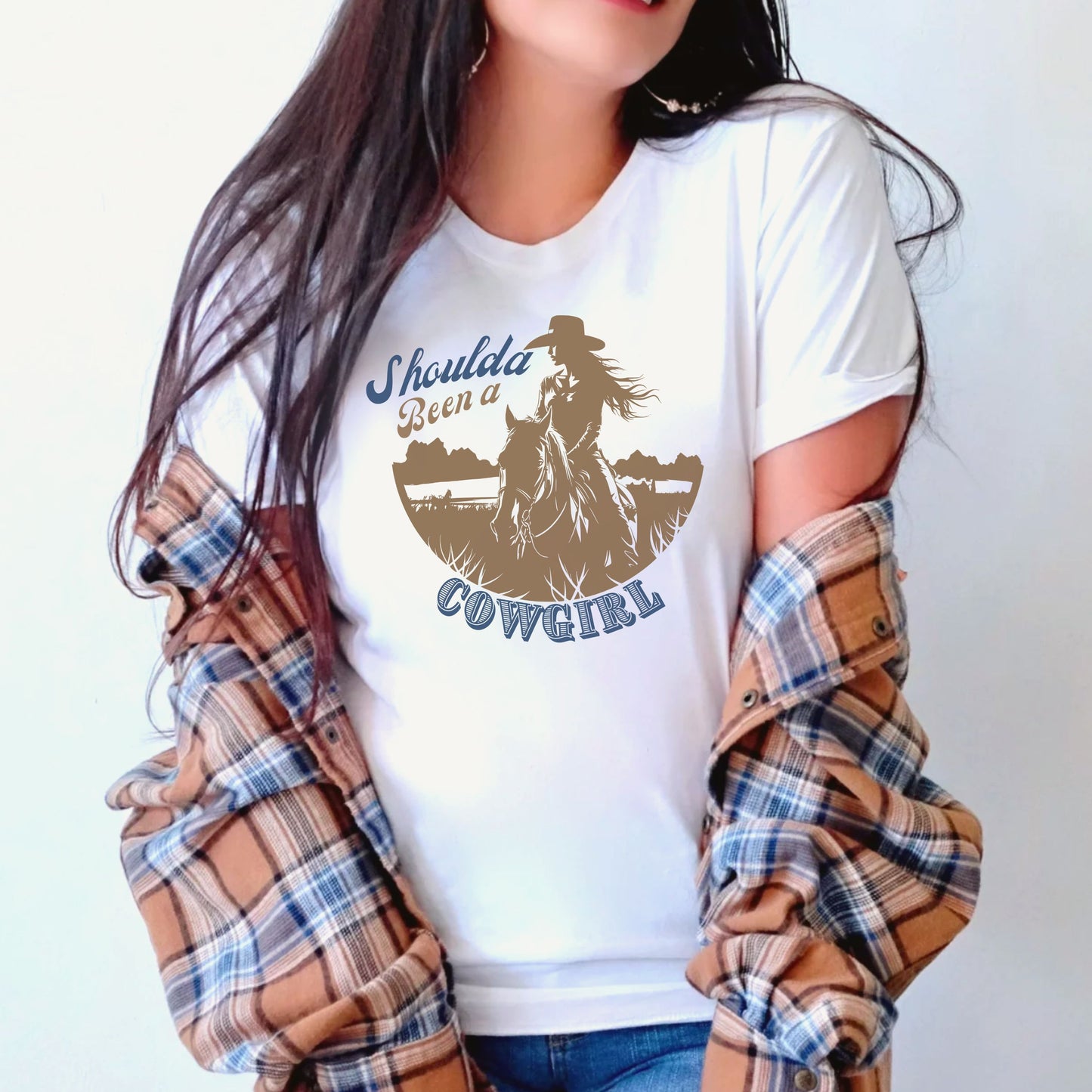 Shoulda Been A Cowgirl Unisex t-shirt