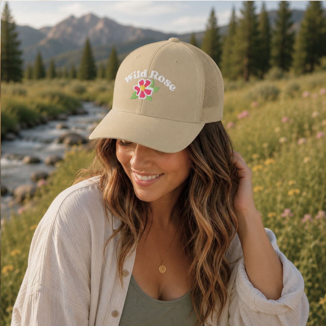 Wild Rose Trucker Cap
