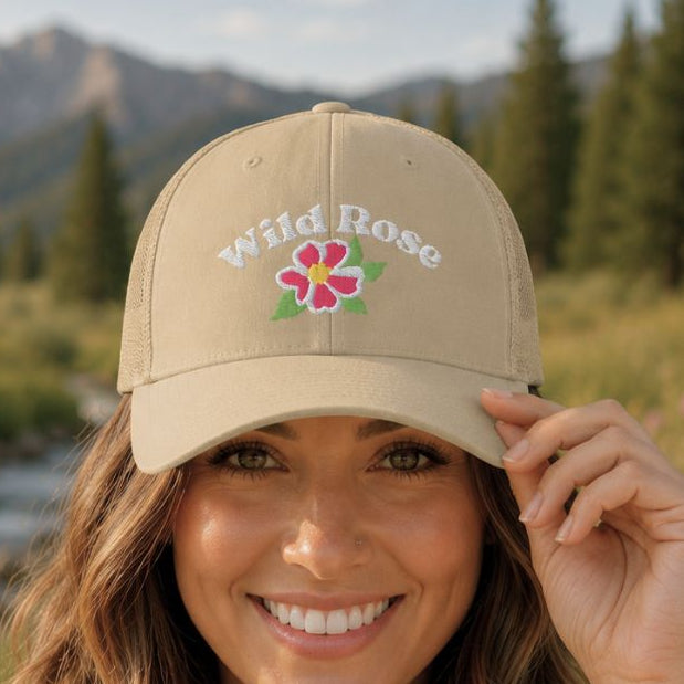 Wild Rose Trucker Cap