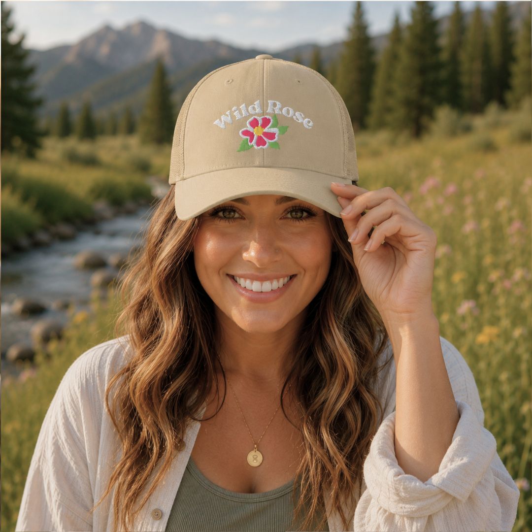 Wild Rose Trucker Cap