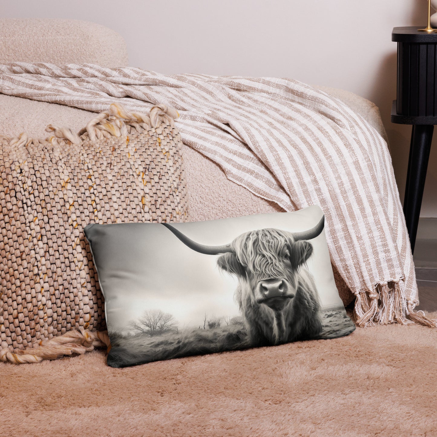 Highland Cow Pillow Case