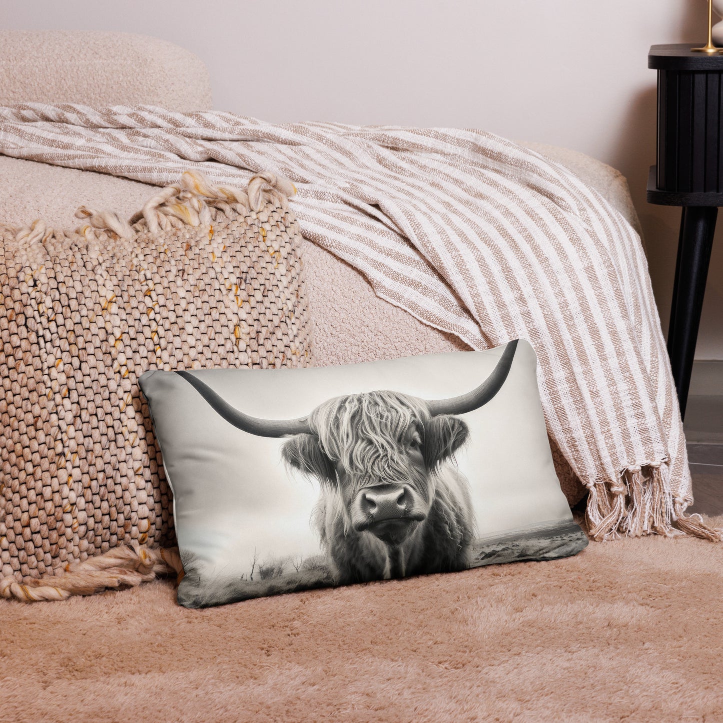 Highland Cow Pillow Case