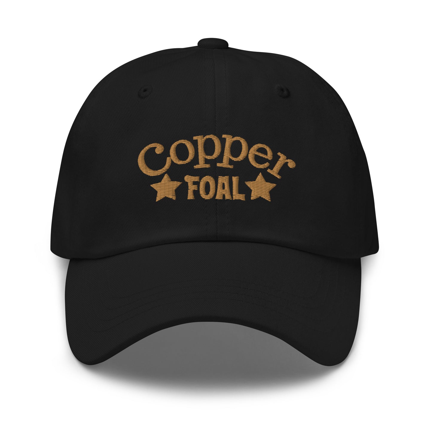 Copper Foal Embroidered Hat