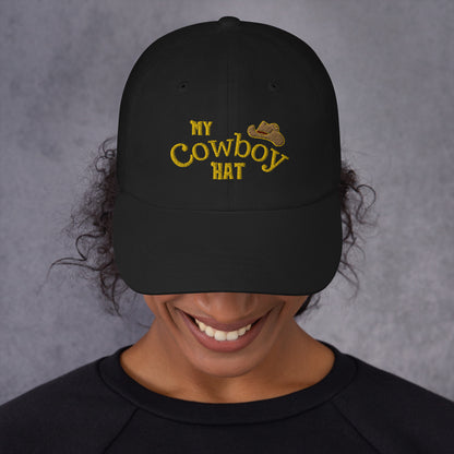 My Cowboy Hat Embroidered Cap