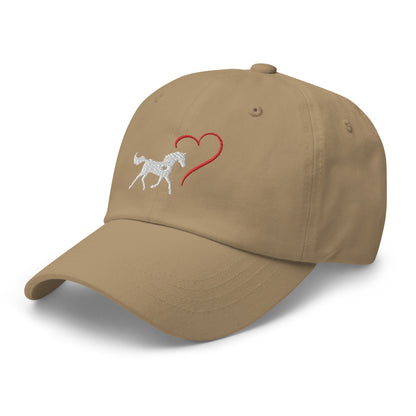 Horse Heart  Embroidered Hat