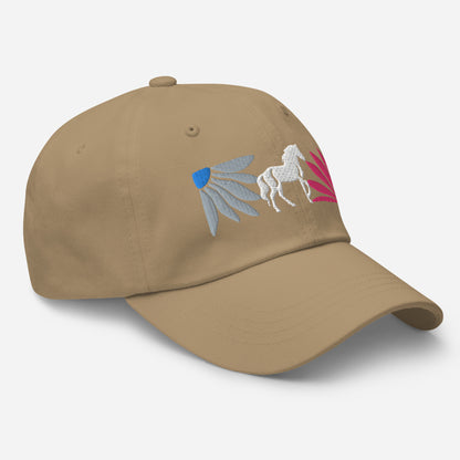 Floral Horse Embroidered Hat